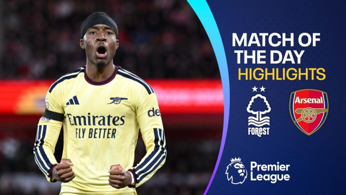 Football scene accompanying: Arsenal vs Nottingham Forest 1-0: Noni Madueke scores winning goal