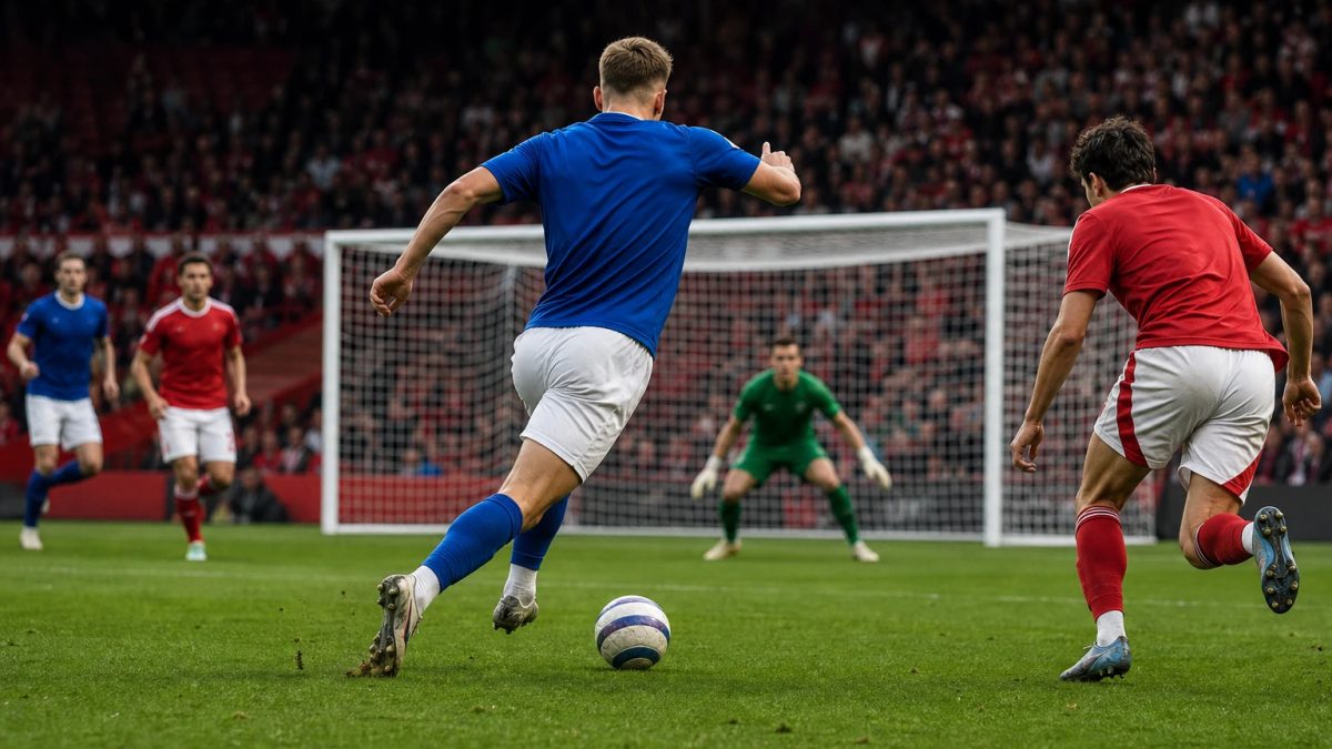 Football scene accompanying: Premier League weekend preview: Forest scoring worries and Delap focus