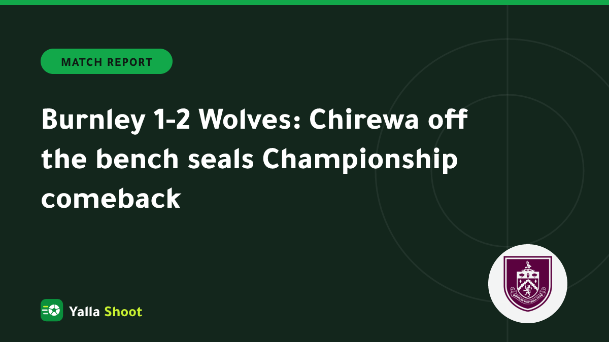 Illustrated cover of Wolves players celebrating a comeback win against Burnley at Turf Moor
