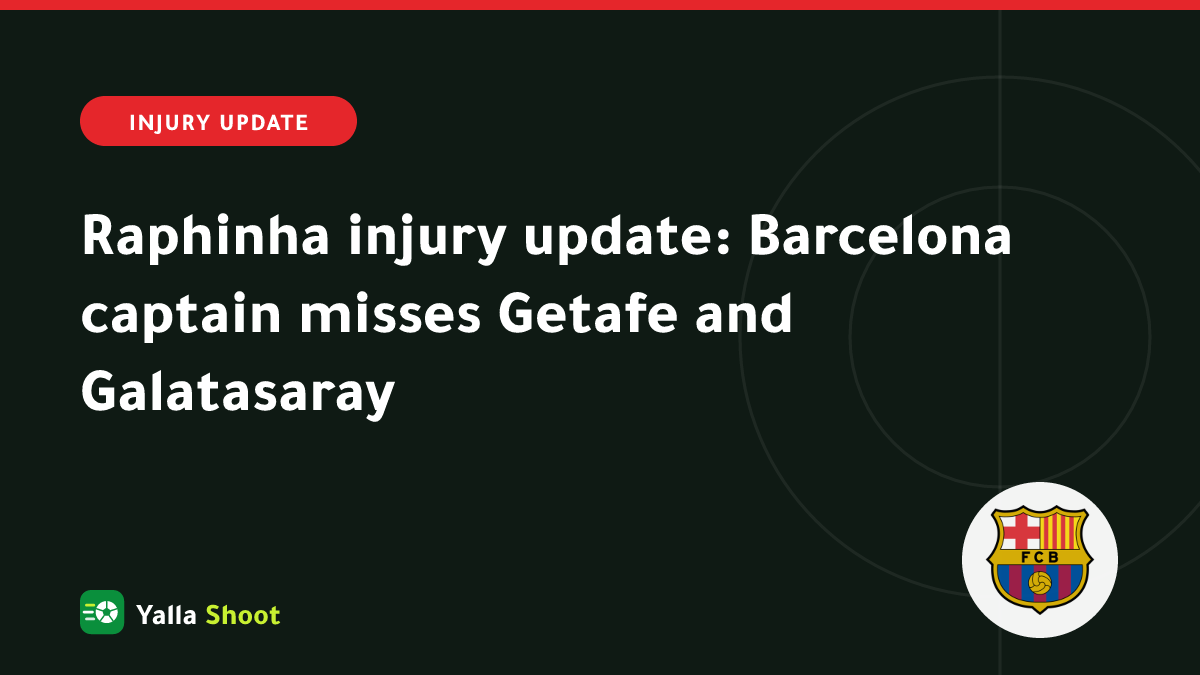 Illustrated cover of a Barcelona winger holding his right thigh with a medical cross icon and the Camp Nou in the background